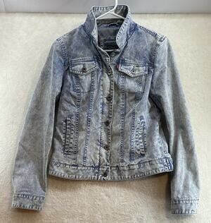 Levi’s Original Style Trucker Denim Jacket Women's Size S Medium Acid Wash